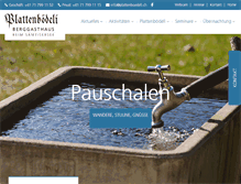 Tablet Screenshot of plattenboedeli.ch